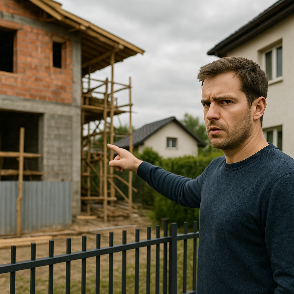 Co zrobić, gdy sąsiad łamie prawo budowlane